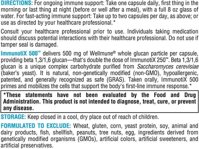 xymogen-immunotix-500---supports-healthy-immune-function---patented-1316-whole-glucan-particle-clinically-tested-worldwide---beta-glucan-derived-from-saccharomyces-cerevisiae-60-capsules-5