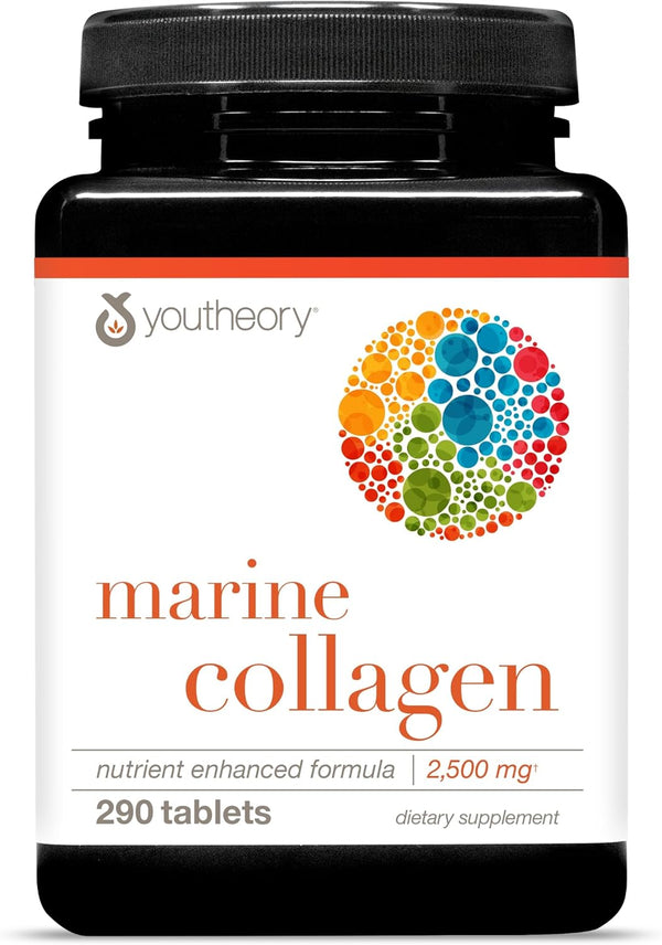 youtheory-marine-collagen---2500-mg-hydrolyzed-collagen---supports-skin---fish-sourced-collagen---with-vitamin-c-a-c-e-b6-b12-more---highly-digestible-and-absorbable---290-tablets-1