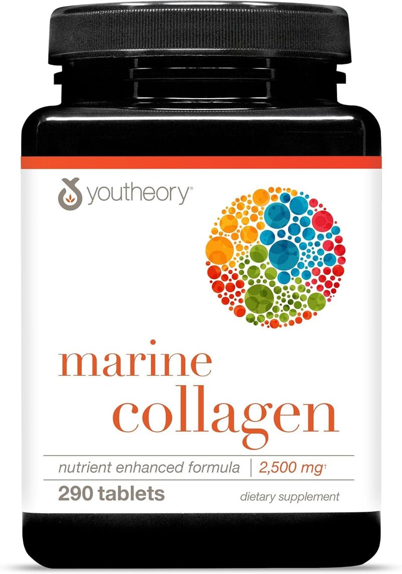 youtheory-marine-collagen---2500-mg-hydrolyzed-collagen---supports-skin---fish-sourced-collagen---with-vitamin-c-a-c-e-b6-b12-more---highly-digestible-and-absorbable---290-tablets-1