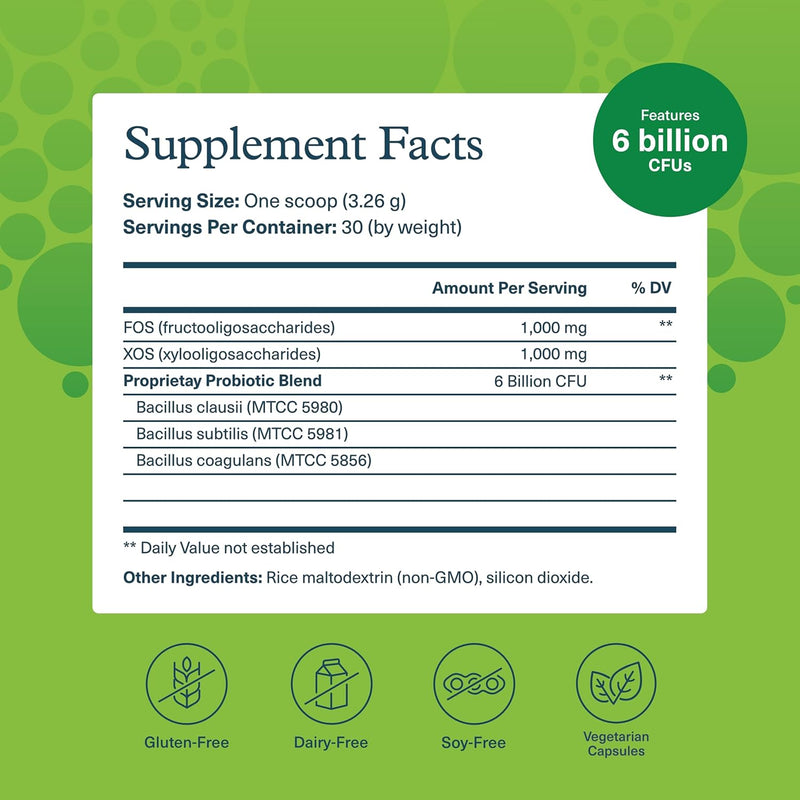 youtheory-spore-probiotic-powder---vegan-gut-health-supplement-for-men-women---6-billion-cfu---dairy-soy-gluten-free---345-oz-2