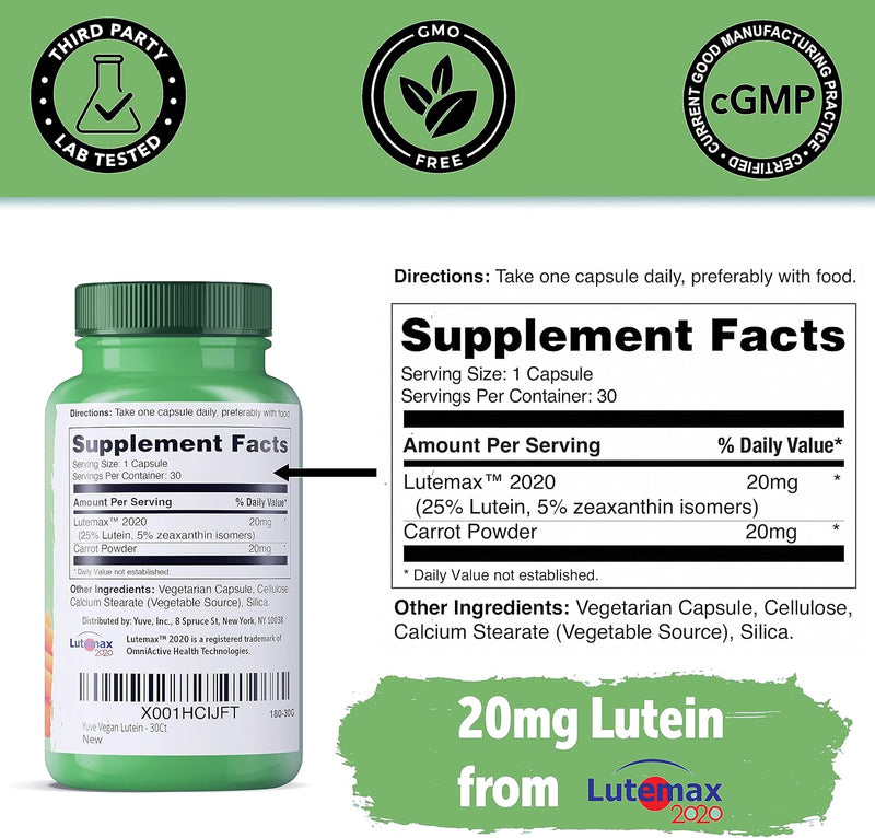yuve-20mg-lutein-zeaxanthin-eye-health-supplement-with-clinically-studied-lutemax-2020-carotenoid-complex---supports-dry-eyes-fatigue-vision-clarity---30-vegan-capsules-4