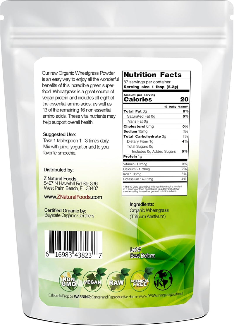 z-natural-foods-organic-wheatgrass-powder-green-superfood-powder-for-smoothies-juices-shakes-and-recipes-nutrient-rich-powder-100-pure-raw-non-gmo-vegan-gluten-free-87-servings-1-lb-2