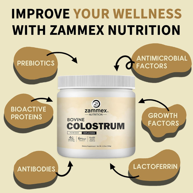 zammex-bovine-colostrum-powder-4000mg-for-immune-support-gut-health-hair-growth-grass-fed-organic-colostrum-supplement-for-humans-superfood-easy-to-mix-4g-protein-unflavored-30-servings-4