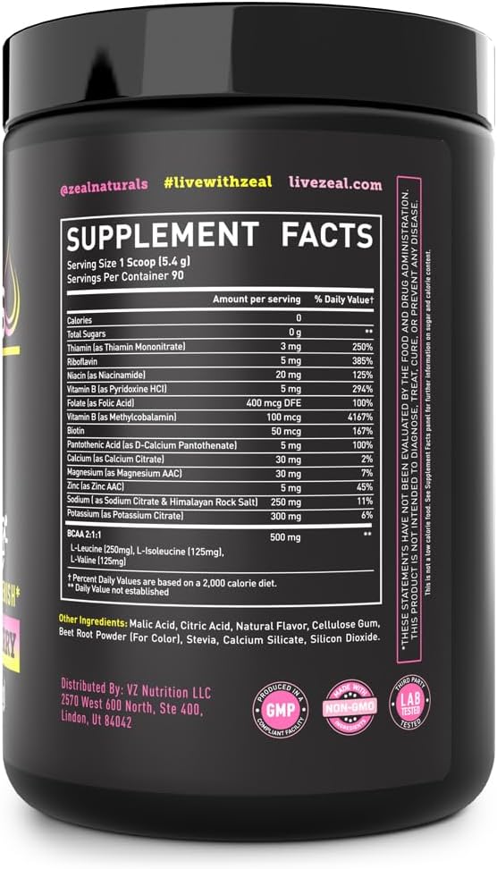 zeal-naturals-electrolyte-powder-recovery-drink-90-servings-lemon-berry-w-0-sugar-bcaas-b-vitamins-electrolyte-supplement-w-potassium-zinc-magnesium-for-hydration---keto-electrolytes-2