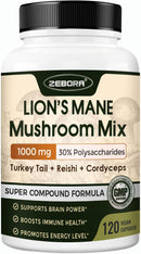 zebora-lions-mane-supplement-capsules---mushroom-supplement-with-lions-mane-cordyceps-reishi-turkey-tail-shiitake---lions-mane-mushroom-for-memory-focus-immune-support---120-vegan-capsules-1