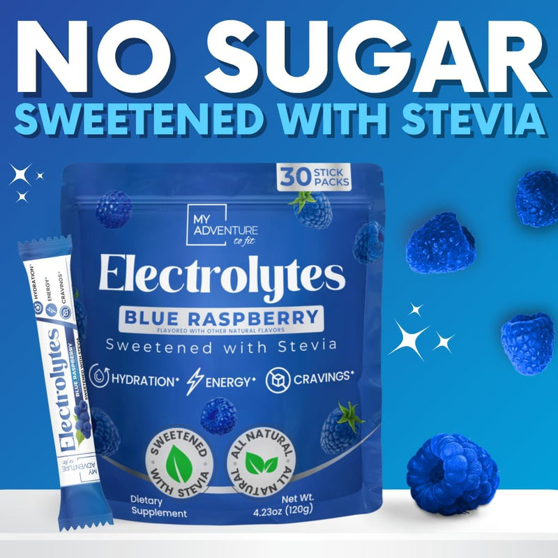 zero-sugar-blue-raspberry-electrolytes-powder-packets-30-pack---all-natural-ingredients-caffeine-free-energy-for-refreshing-hydration---vegan-keto-paleo---sugar-free-electrolytes-powder-no-sugar-6