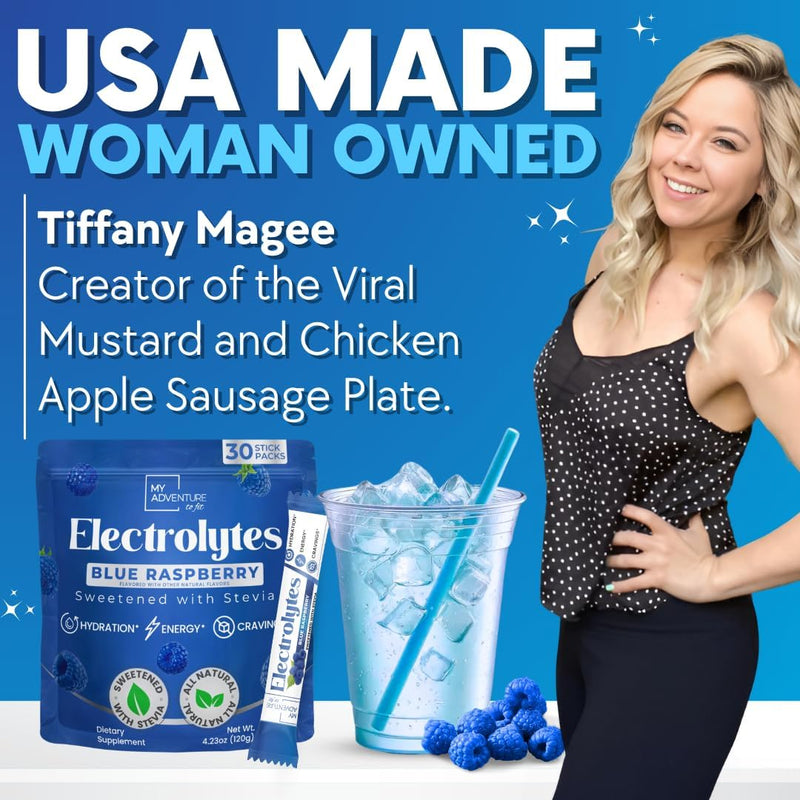 zero-sugar-blue-raspberry-electrolytes-powder-packets-30-pack---all-natural-ingredients-caffeine-free-energy-for-refreshing-hydration---vegan-keto-paleo---sugar-free-electrolytes-powder-no-sugar-8