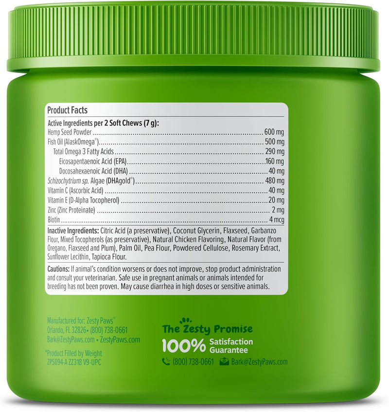zesty-paws-skin-coat-bites-for-dogs-fish-oil-soft-chews-with-omega-3-fatty-acids-epa-dha---skin-coat-antioxidant-immune-support---hemp---90-count-5