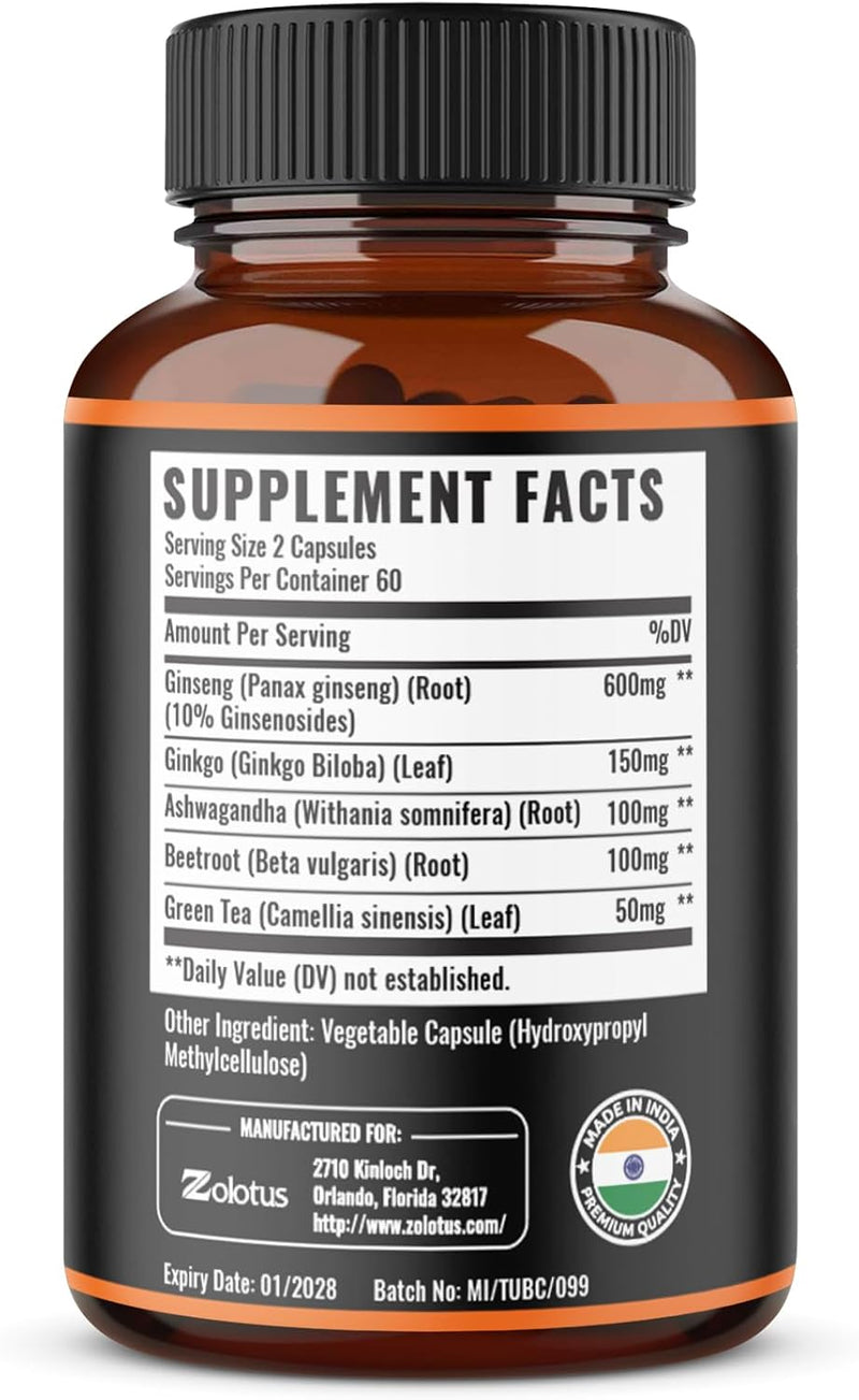 zolotus-korean-red-panax-ginseng-ginkgo-biloba-ashwagandha-beetroot-green-tea---120-capsules-pack-of-2-2